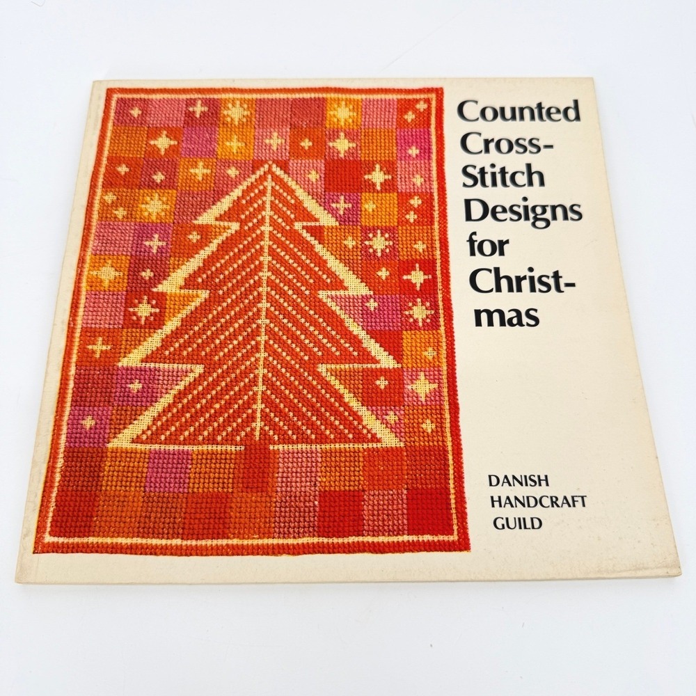 Counted Cross-Stitch Designs for Christmas by Danish Handcraft Guild 1977